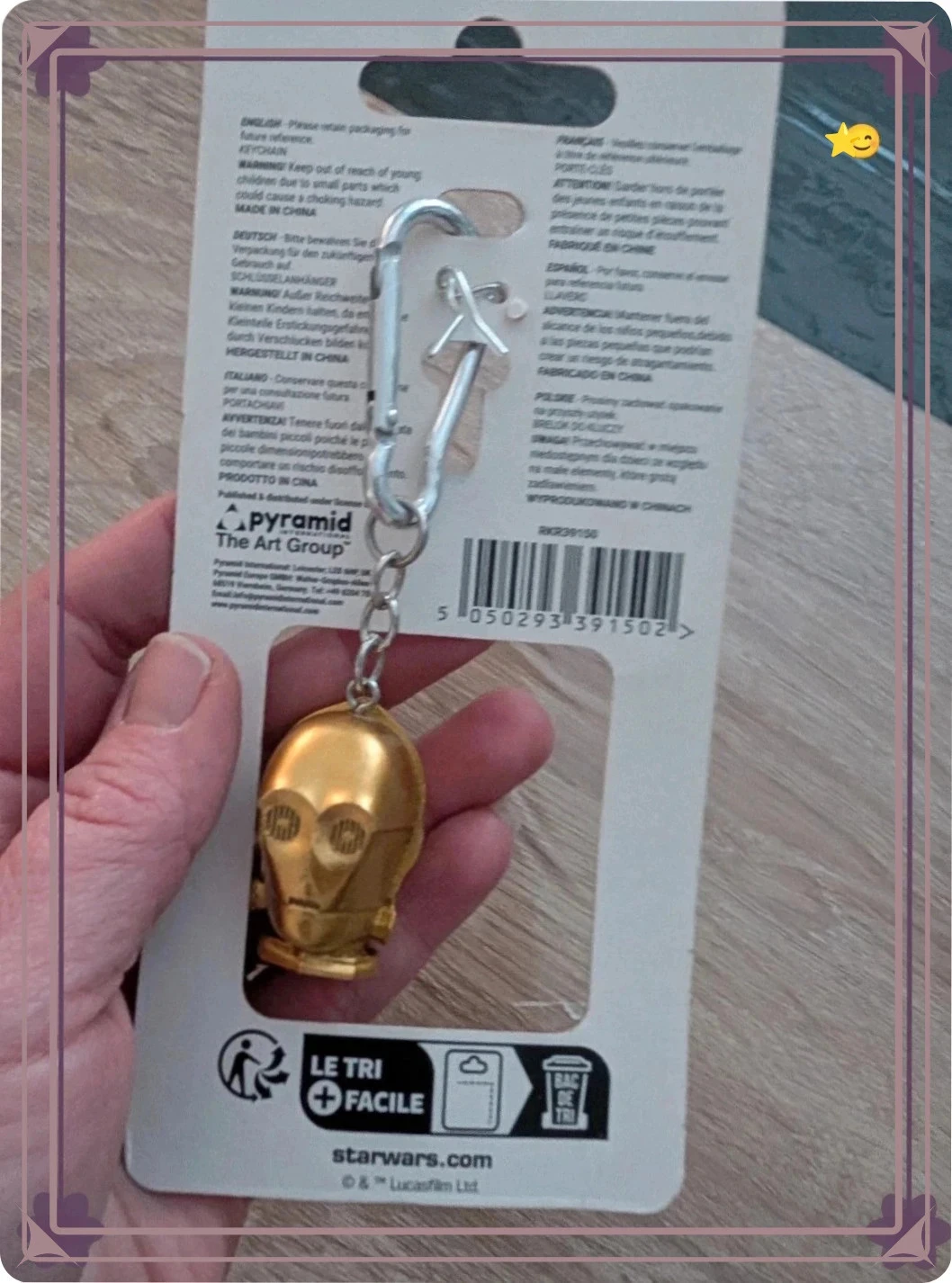 Chaveiro 3D Star Wars - C-3PO - Novo em blister – photo 3